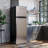 Frigidaire 7.5 Cu. Ft. Refrigerator, Apartment Size Top Mount Fridge, Platinum