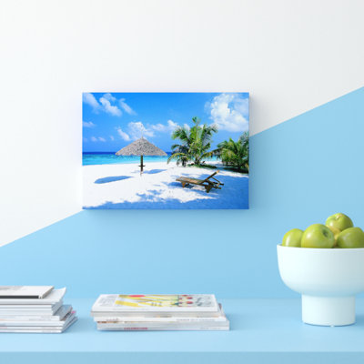 Secret Resting Place Beach - Wrapped Canvas Print
