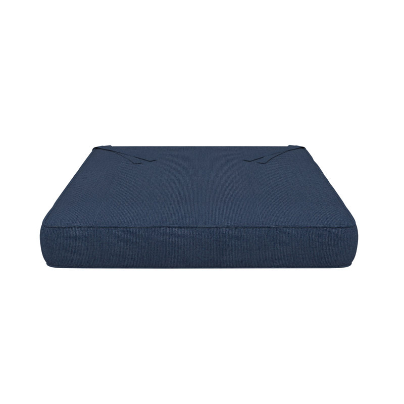 Sunbrella Indoor/Outdoor Dining Chair Cushion, 16" W x 16" D, Sunbrella® Spectrum Indigo