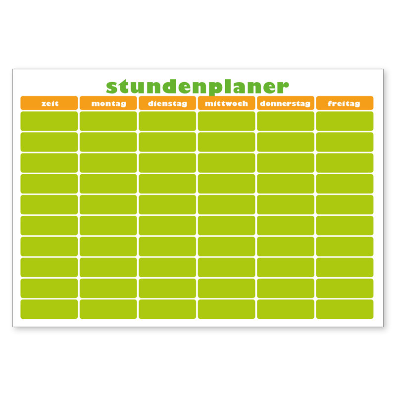 Argelis Education Bulletin & Memo Board, Orange/Green