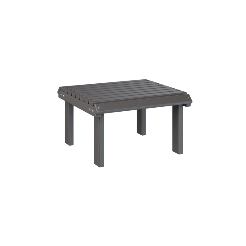 Berlin Gardens Stationary Footstool, Smoke Gray