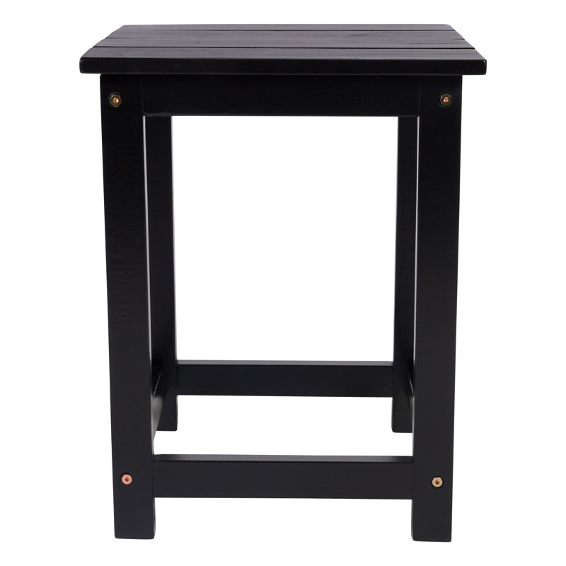 Table d'appoint d'extérieur Vermont, Noir