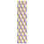 Blanc / mauve / doré