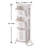 3-tier Rolling Laundry Basket Organizer, Plastic Storage Cart With Lockable Wheels