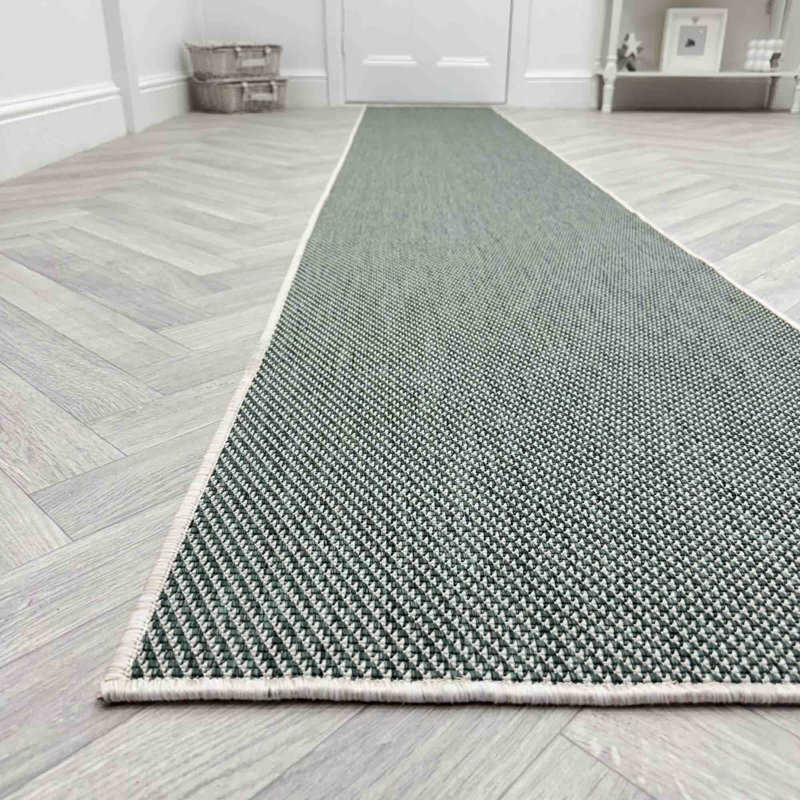 Runner Solid Colour Flatweave Area Rug, Runner 60 x 420 cm