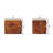 Solis 2-Drawer Chestnut Wall Mounted Nightstand-109063704