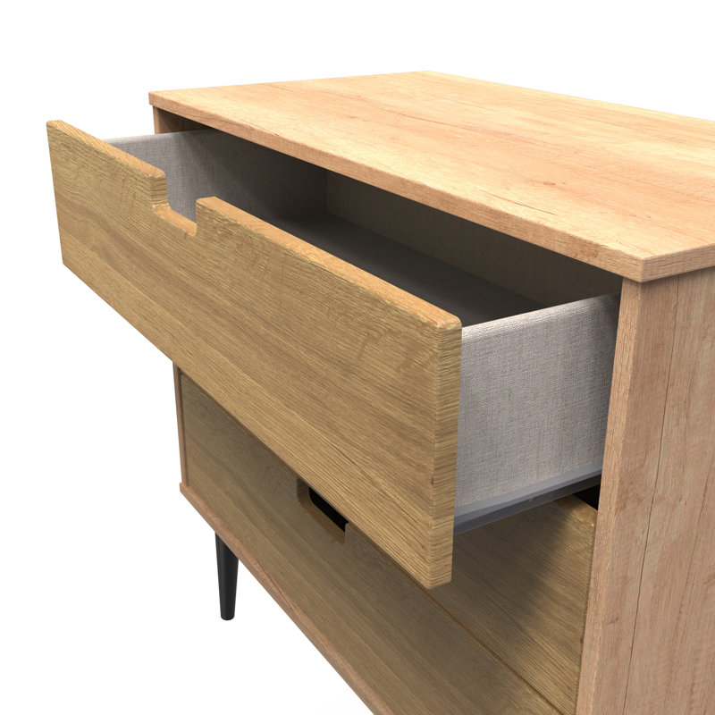 Buldir 77cm W 3 - Drawer Chest of Drawers