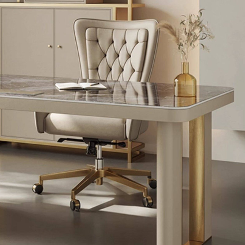 Bureau de designer haut de gamme haut de gamme, H 29,52 po x l 55,11 po x P 27,55 po