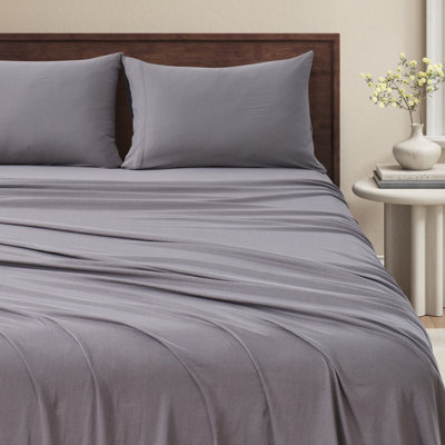 Viscose from Bamboo & Cotton Blend Jersey Knit Sheets