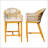 Bar Stools Set Of 2 With Arm And Backrest