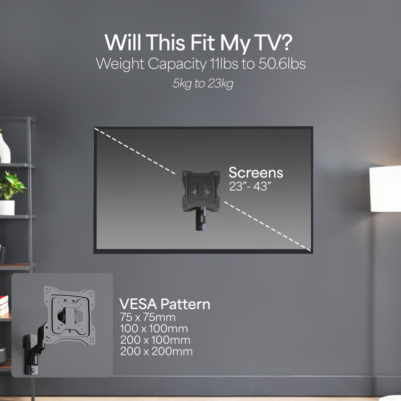 Premium Aluminum TV Wall Mount