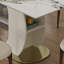 Ensemble de table à manger moderne avec rangement pour 4 à 6 personnes, idéal pour les cuisines et les appartements, avec plateau de table durable et base robuste-308109728