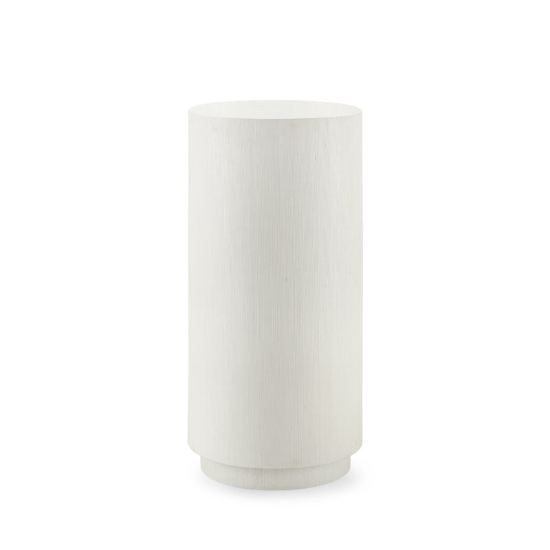 Aaron 2-Drawer End Table, Sand White
