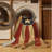 Machine Washable Ahart July 4Th Modern & Contemporary Abstract Rug in Brown – Beige Binding-2004976800
