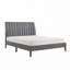 Lit tapissier en velours-294596326