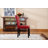 Urban Style Solid Wood Leatherette Padded Parson Chair, Set of 2 21"L X 16.5" W X 35.5" H. Seat Cushion: 17"L X 16.5"W X 18"H-2014873687