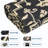 Reversible Outdoor Rug, 9' x 12', Waterproof Plastic with UV-Resistant Finish, Foldable with Stakes and Carry Bag for Patio, Deck, Camping or RV-1197840078-1197840073