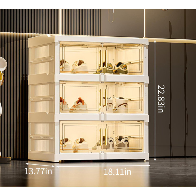 Range-chaussures pliable, Range-chaussures transparent