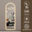 Miroir mural pleine longueur 65 po x 21 po à DEL, arche symétrique avec bordure en verre givré, éclairage à température de couleur à intensité variable 3, verre argenté sans cuivre, câblé ou à brancher