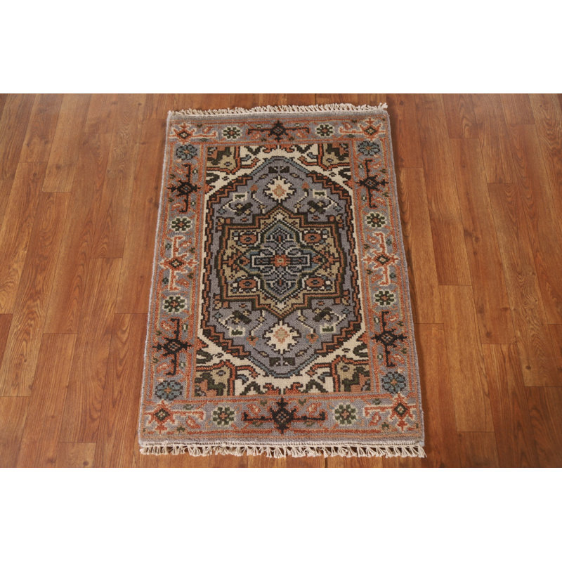 Tapis oriental traditionnel fabriqué à la main 2 x 3