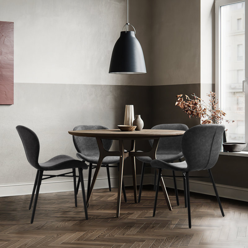 Chaise d'appoint l 20 po, gris, Noir