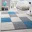 Sahag Chequered Shag Area Rug-32128651