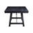 Rectangular 72-inch Wood Trestle Dining Table Black