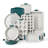 Nonstick Stackable Bakeware Set - Durable, Easy Release Baking Set, Sage, 10 Pcs
