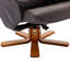 Fauteuil pivotant rembourré Ietske-1870546481