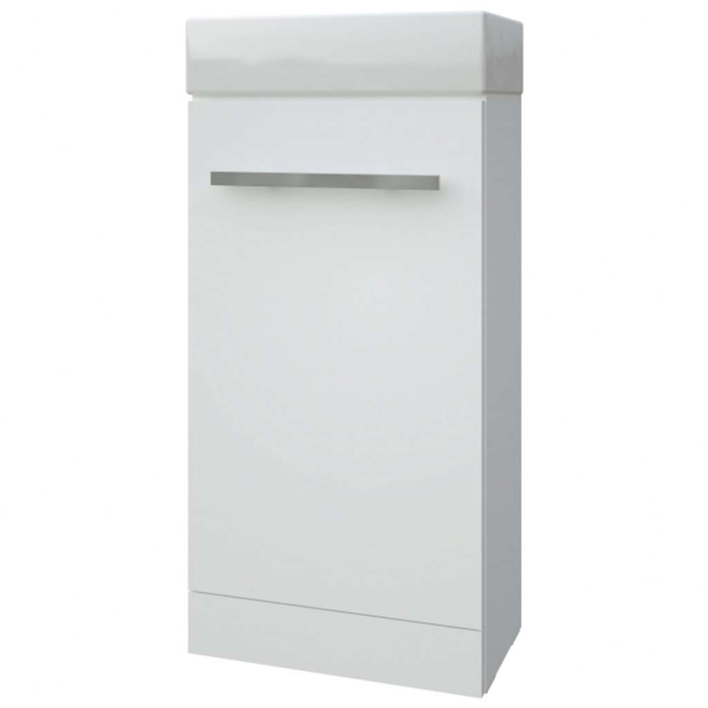 Clifton 410mm Free Standing Single Bathroom Vanity with Vitreous China Basin