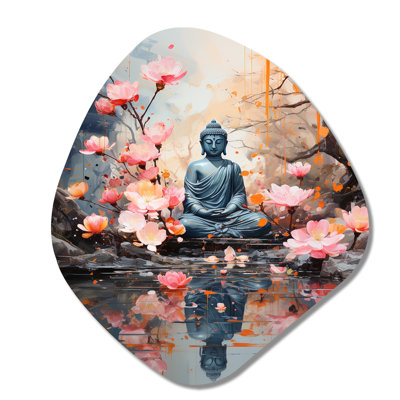Thyda - Meditation Nebula Shape Assymterical Metal Wall Art