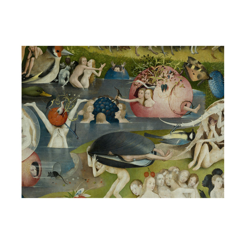Hieronymus Bosch The Garden Of Earthly Delights, 1490-1500 Canvas Art, 18" H x 24" W