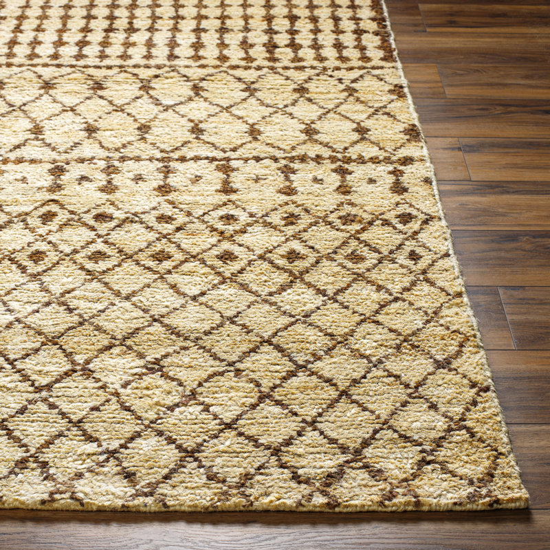 Scarborough Jute / Sisal Moroccan Area Rug, Rectangle 8'10" x 12'