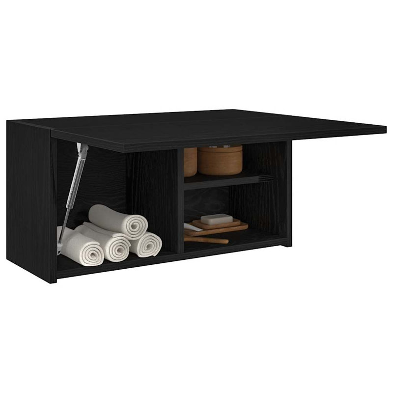 Bebhinn Wall Bathroom Cabinet, Black