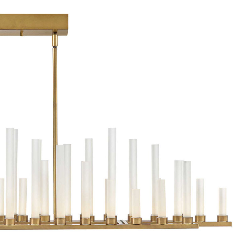 Trinity 50 - Light LED Pendant, Heritage Brass