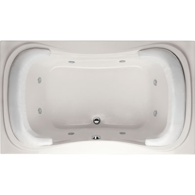Baignoire tourbillon en acrylique 72 po x 42 po Designer
