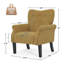 Fauteuil capitonné en lin et coton de 27,5 po de style Mid-Century avec support à ressorts-114730230