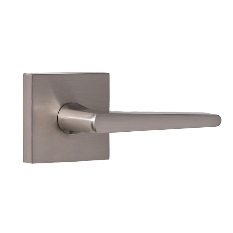 Poignée de porte avec rosette Philtower, Nickel satiné
