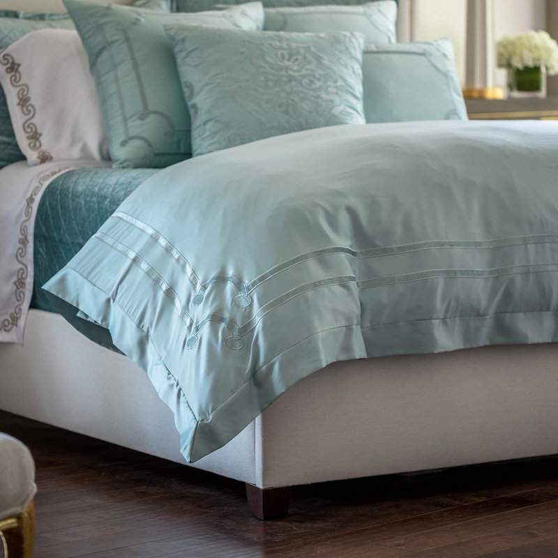 Vendome Duvet Cover, King, Taupe/Fawn