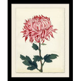 Pink Floral Wood Block I Painting