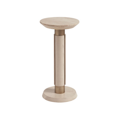 Sunset Key Pedestal End Table