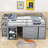 Alzata 3 Drawer Slat Loft Bed with Built-in-Desk by Isabelle & Max™-1209726627-1209726626