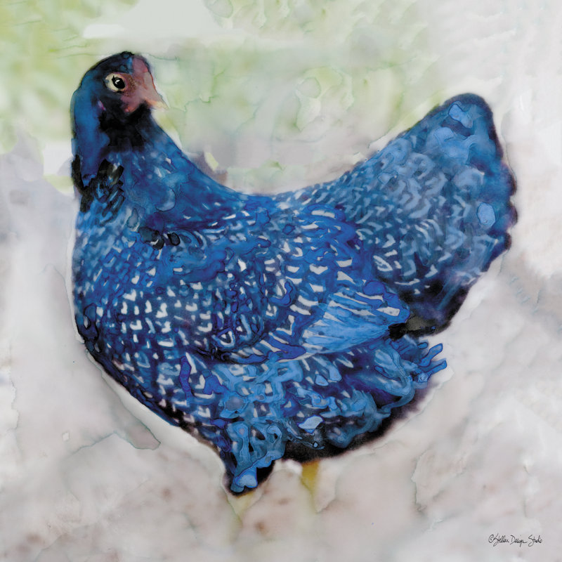 " Rooster " by Stellar Design Studio, 12" H x 12" W, Wrapped Canvas