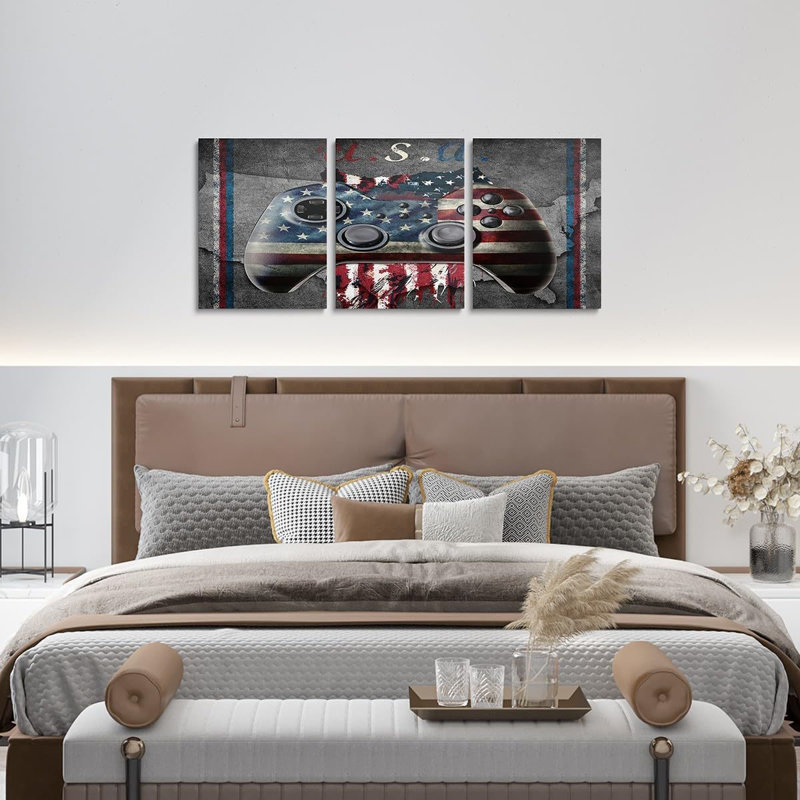 3 Piece Wrapped Canvas Wall Art