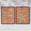 Terracotta Drift I-Premium, reproduction encadrée prête à accrocher - aucun clou requis - aucun clou requis-106168644-106168648
