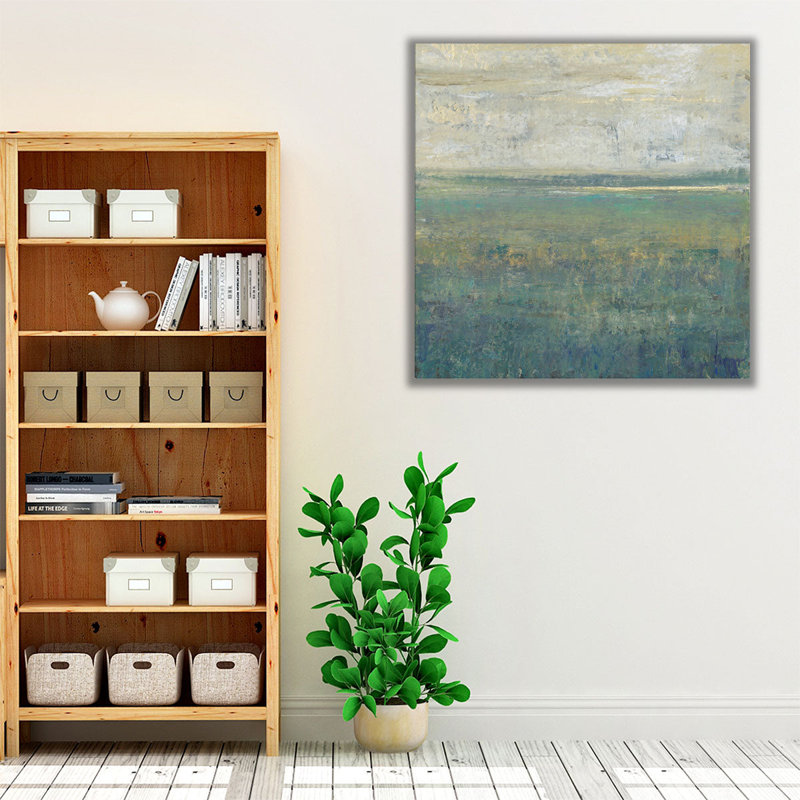 «Sage Terrain I», reproduction d'art sur toile, H 12 po x l 12 po