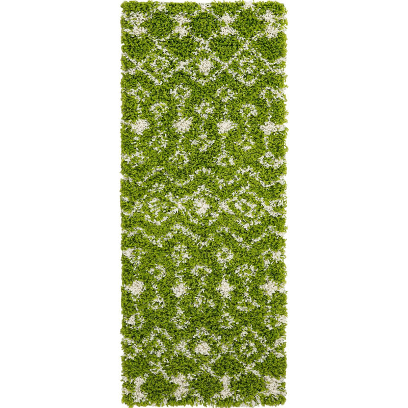 Geometric Indoor Rug, Runner 2' x 5'