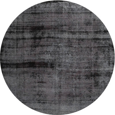 Tapis gris/zone noire contemporaine