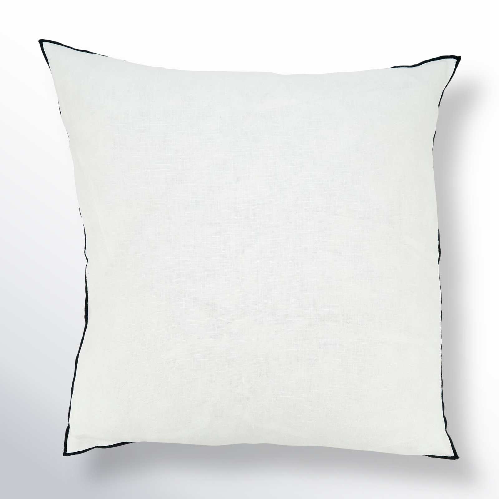 Riggs 20" x 20" Linen Pillow Cover, Black