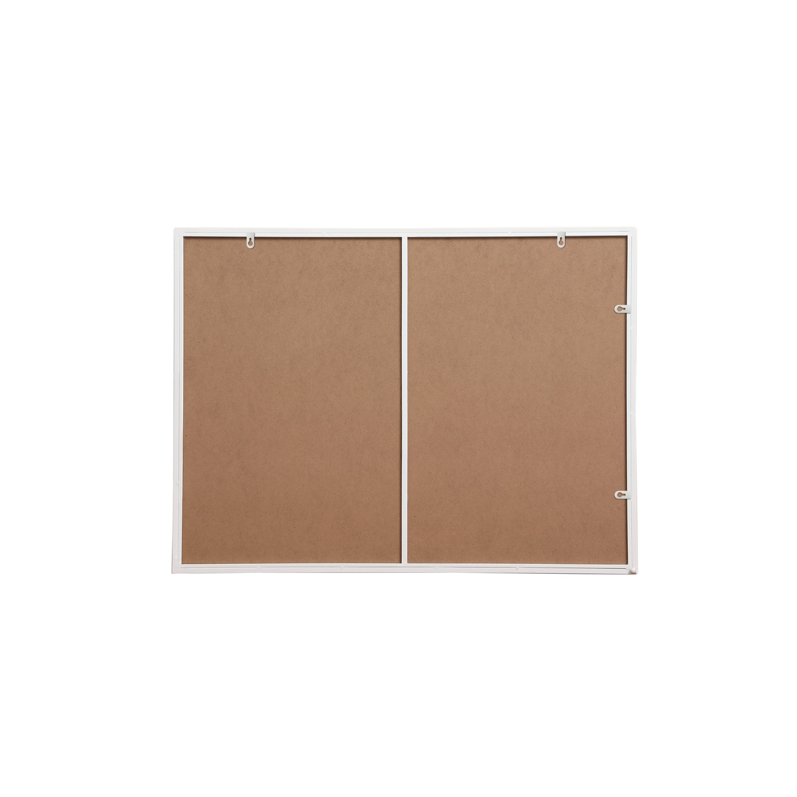 Sabine Metal Rectangle Wall Mirror, 32" x 24", White